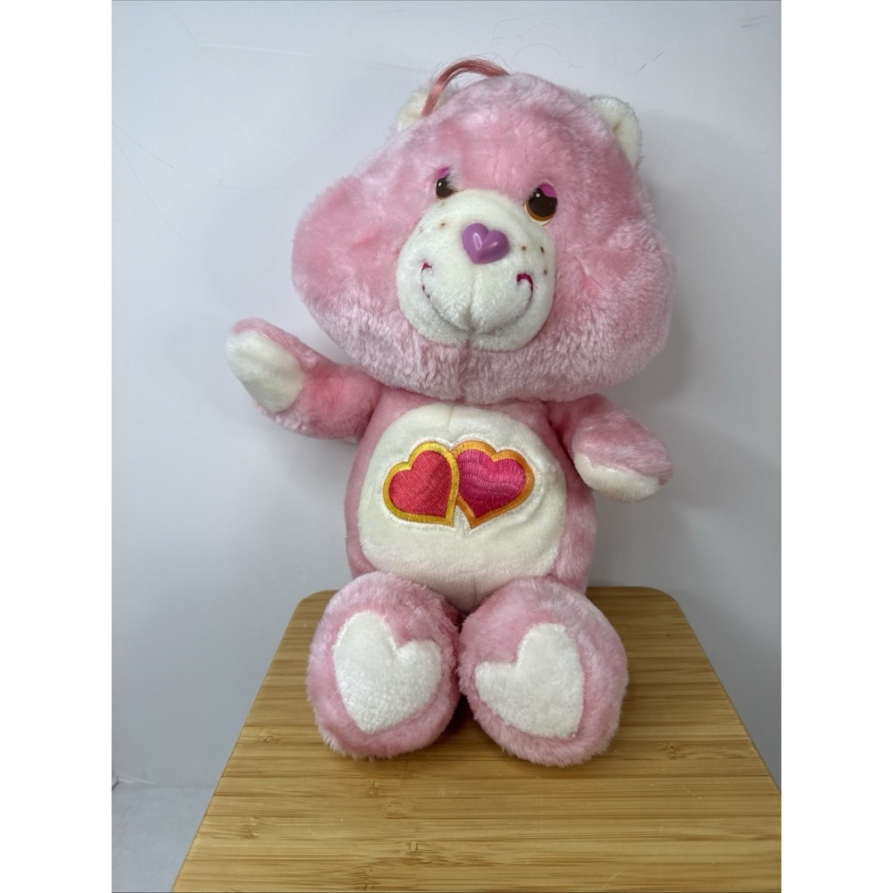 Vintage 1983 Love -A-Lot Care Bear Heart 13" Stuffed Plush Kenner